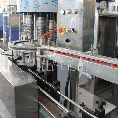 Plastic / PET Screw Cap Bottle Sealing Machine With Stainless Steel And High Speed