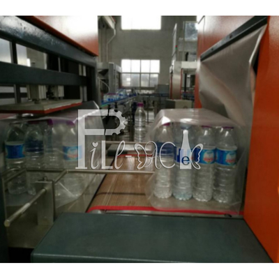 Automatic L Type PE Shrink Film Wrapper Water Beverage PET Glass Bottle Can Equipment