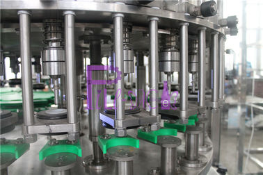18 Head Automatic Juice Filling Machine Customized For Glass Bottles