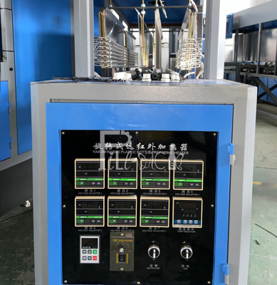 Semi Automatic PET Blow Molding Machine 1 Cavity 2 Blowers + 1 Heater / Bottle Blowing Equipment For 5 - 10L