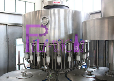 3-In-1  Drinking Water Filling Machine With PLC Control Monoblock 24 Heads